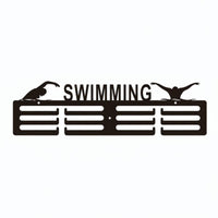 Metal Award Display Rack Easy Mounted Wall Medal Rack Decorative Wall Medal Hanger for Athletes, Runners
