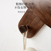 Cute Solid Wood Airplane Hook, No-Drill Wall Mount for Hats, Bags, and Coats