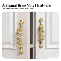 Tree Leaf Branch Cabinet Handle