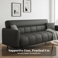Foldable Sleeper Sofa Cat Scratch Resistant Convertible Futon Sofa Bed Space-Saving Convertible Futon Bed for Pet Owners, Office Workers, Rental Home