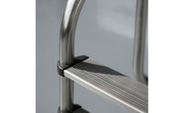 304 Stainless Steel Pool Ladder with Anti-Slip Steps Corrosion-Resistant in-Ground Pool Ladder Long-Lasting Textured for Homeowners