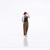 Scale Figure Painted Standing Figure Display-Ready for Dioramas, Hobbyists