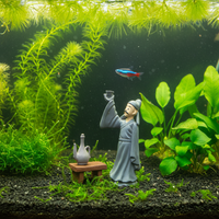 Miniature Resin Figurines for Aquarium, Terrarium, and Bonsai Decor