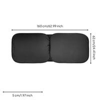 Portable Desktop Privacy Screen with Clamps Lightweight Clamp-on Privacy Screen Flexible Foldable Office Divider Adaptable for Computer Workstation