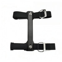 Single-Tank Adapter Travel-Friendly Diving Backplate with Straps Gear for Scuba Divers