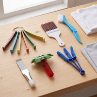 6 Pieces Custom Air Conditioner Cleaning Kit Efficient Air Conditioning Cleaning Tool Versatile Fin Comb Reusable for Homeowners