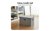 Lidded foldable container Large Capacity Lidded textile Box Foldable Design