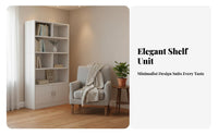Space-Saving Tiered Corner shelving unit Floor-Standing Tall Corner Shelving Unit Simple Design Storage Furniture Sturdy Construction for Book Lovers, Apartment Dwellers, Homeowners, Living Room, Bedroom, Home Office, Kitchen