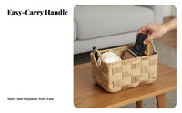 Woven Storage Box adaptable Home Organization Rustic appearance for children, Parents