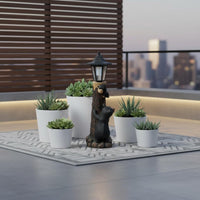 Solar Bear Garden Light Decorative Outdoor Decor Long-Lasting for Yard