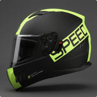 Ready Full Face Helmet | Comfortable, Helmet with Double Lens, for Motorcycle Riding