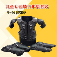Kids Motorcycle Protective Gear Set with Knee and Elbow Pads