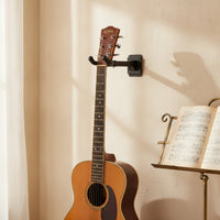Instrument Hanger with Padded Cradle Long-Arm Guitar Hanger with Cradle Guitar Wall Mount Adjustable Safeguarding for Musicians