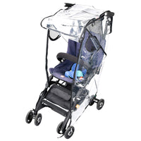 Baby Stroller Cover Waterproof PVC Transparent Dustproof Scratch-Resistant