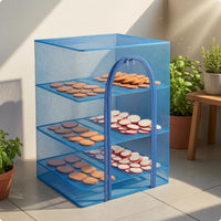 Food Drying Net Space Saving 3-Layer Mesh Dryer Pet Protection
