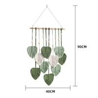 Foliage Macrame Wall Hanging Handmade Macrame Wall Hanging Sustainable