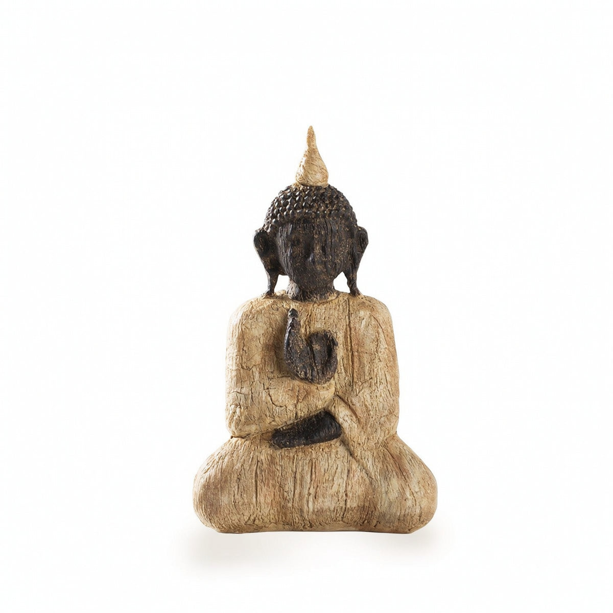 Seated Buddha Statue Zen Resin Buddha Figurine Minimalist for Desks