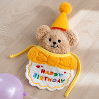 Pet Birthday Party Set with Bandana, Hat, Cake, and Candles for Cats and Dogs