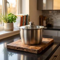 Lard Pot Side Handles Kitchen Holder Easy to Clean