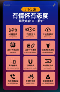 智能蓝牙音箱高音质音响超重低音炮大音量小型便携车载收款小音箱 官方标配 炫光白 :（震撼重低音+持久续航+语音点歌+氛围灯）