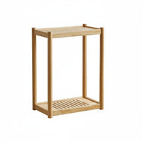 C-Shaped Rolling Table Movable with casters Storage Rack complimentary for Living Room
