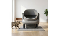 Open-Front Smart Litter Box with App Control Hooded Self-Cleaning Cat Litter Box Electric for Apartments