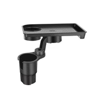 Plastic Car Cup Holder Expander with Tray, for Armrest Storage