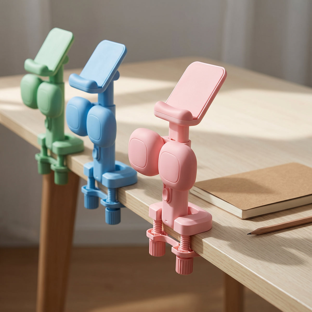 Adjustable Posture Corrector for Reading and Writing with Chin Rest, Desk-Mounted for Students