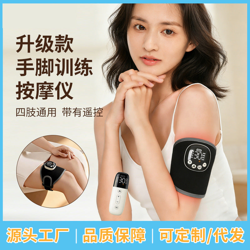 Electric Heating Hand Massager with EMS Pulse and Arm Massage