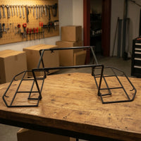 Motorcycle Rear Cargo Rack Black Motorcycle Rear Luggage Rack Telescopic for Commuters
