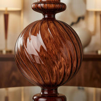 Spherical Glass Candle Holder Translucent Home Decor Elegant