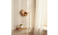 Japanese Inspired Design Entry Door Signal Bell Solid Wood Craft Bird Shaped Door Chime 2-Way Installation Shopkeeper's Bell for Entryway, Shop, Refrigerator
