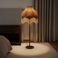 Velvet Tassel Lampshade Handmade Fringed Lamp Shade Decorative Fringe