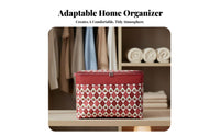 closureed Storage Box with transparent panel Foldable Design Closet Organizer closure