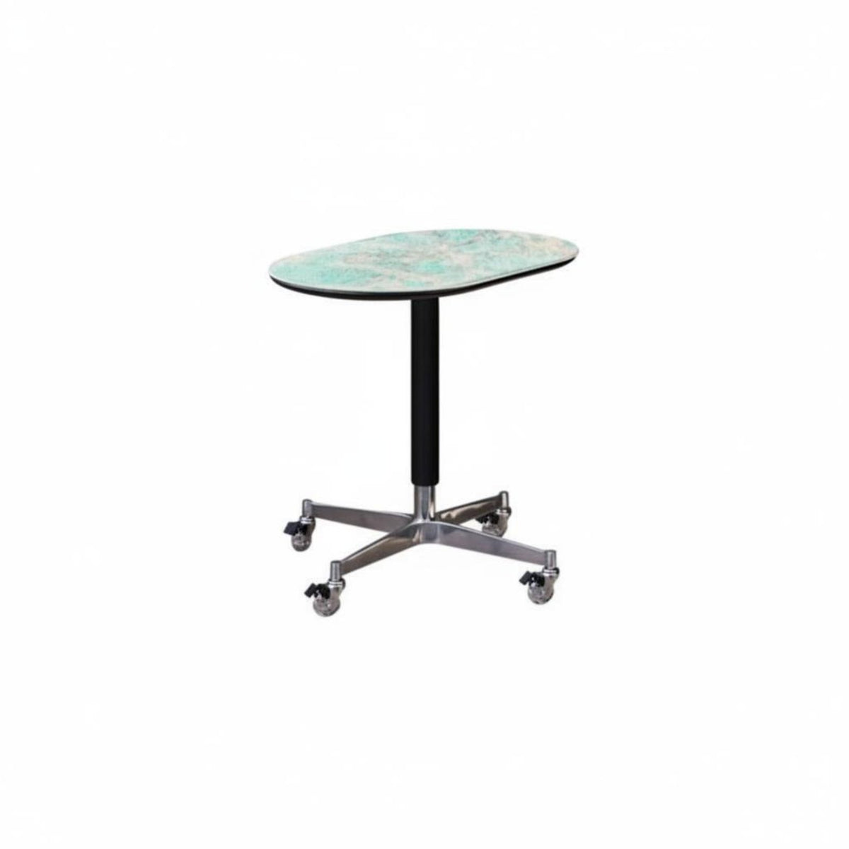 Adjustable Round Pedestal Table Minimalist Design Pedestal Drink Table Movable