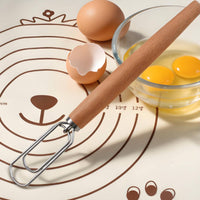 Sourdough Mixing Stick Wooden Handle Fermentation Stirrer Smooth Surface
