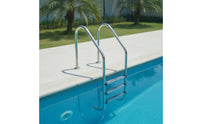 Stainless Steel Pool Ladder Polished 4-Step Pool Ladder Rust Resistant Non-Slip for Swimming Pools, Spas