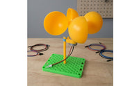Miniature Vertical Axis Wind Turbine Model Compact Wind Power Generator Model Portable Science Project Lightweight for Students