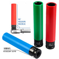 1/2" Impact Socket Set for Tire Removal, Extended Wheel Socket 3-Piece