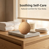 Cork Myofascial for Deep Tissue Massage, Peanut Shape for Back and Neck Fitness Ball for Athletes