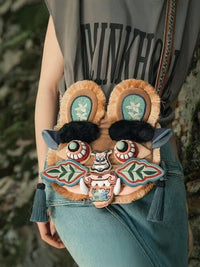 跨进爆款Lil X’s handcrafted Chinese Tiger Bag手工制作虎包