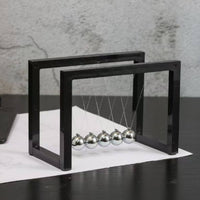 Newton's Cradle Compact Pendulum Balls Stress Relief for Office Desk