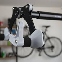 Foldable Bike Hook Rack Telescopic Arm Wall-Mounted Bike Rack Cushioning Pads