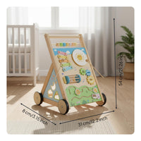 Wooden Baby Pusher Develops Fine Movement Skills Multifunctional Activity Pusher