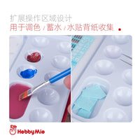 喵匠手涂调色盘水性漆保湿盒 模型多用途湿盘 水贴浸泡分离作业盒