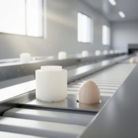 Conveyor Roller Automated Egg Collection Roller Poultry Equipment Ribbed Surface Roller for Smooth Egg Transfer Suitable for Egg Producers Farming Use