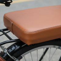 Rear Bike Seat with Backrest Comfortable Back Support Cycle Rear Seat Wear-Resistant Transport Accessory