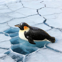 Buoyant Penguin Statue Cute Animal Shape Penguin Pond Decoration Weather-Resistant Outdoor Decor for Aquarium