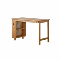 Desk and Hutch Set sturdy Wood Study Table Sturdy Construction for Students