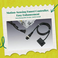 Touchless Automatic Detector Faucet Controller, Bathroom Sink Induction Valve, Hot & Cold Water Mixing, Replacement Part